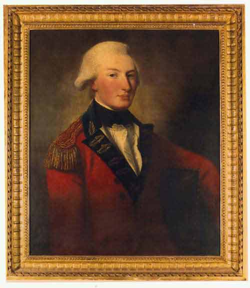 Portrait of Captain Donald Campbell painted by David Martin