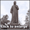 Statue of Andrew Melville at Valley Cemetery, Stirling, click for larger image