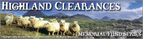 Highland Clearances Memorial Fund Banner