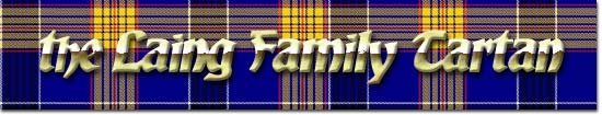 The Recovery of the Laing Tartan