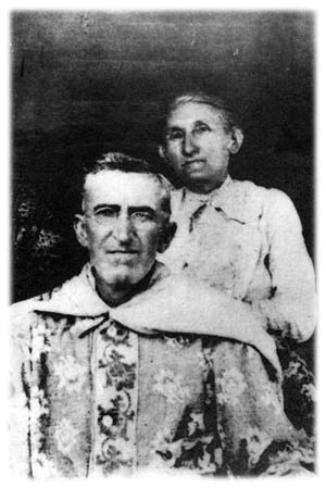 Rebecca York's (Stewart) great grandmother Minnie and great uncle Jack, circa 1890