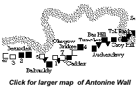 Click for larger map of the Antonine Wall