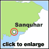 Map of Sanquhar, Scotland, click for larger Image