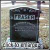 Alexander Fraser Gravestone, 42nd Highlanders Memorial Cemetery, Click for Larger Image