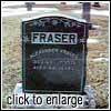 Alexander Fraser Gravestone, 42nd Highlanders Memorial Cemetery, Click for Larger Image