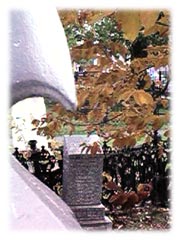 Tombstones in the Old Loyalist Graveyard, Fredericton, New Brunswick, Canada