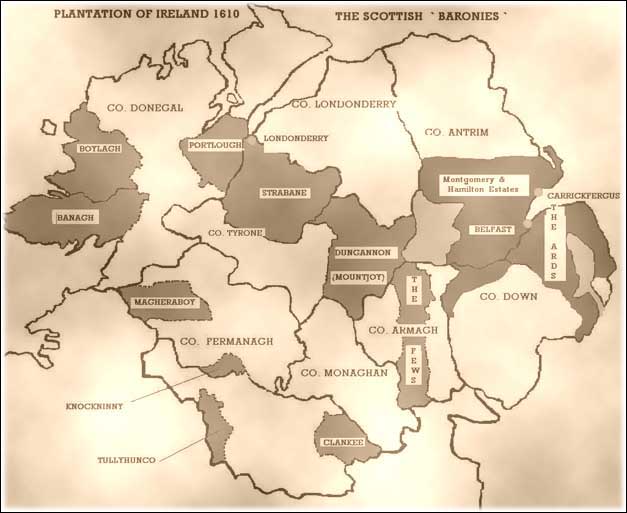 Map of the Scottish Baronies