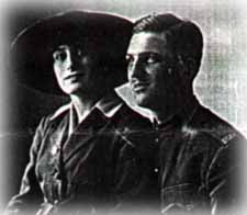 World War One Soldier and Wife Wedding Picture