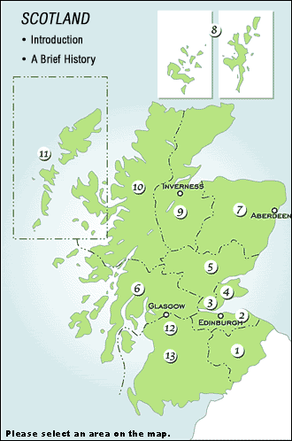 IMAGE MAP of Scotland.